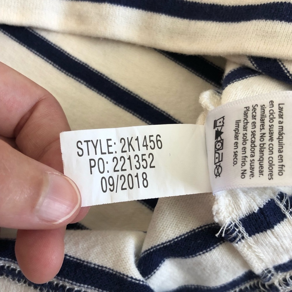 Vineyard Vines Striped Mock Neck Pullover Size Small - Picture 8 of 8